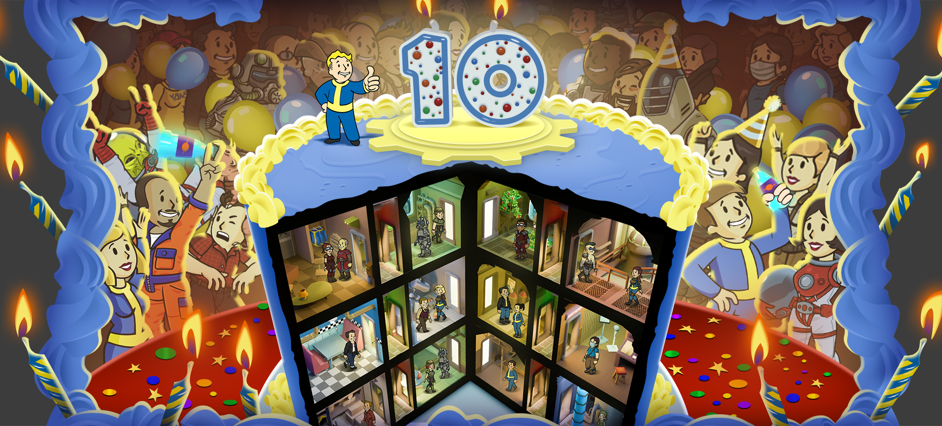 Fallout Shelter comemora 10 anos com 230 milhões de downloads