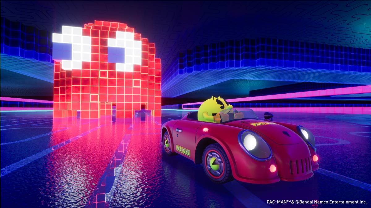 SEGA lança trailer temático de PAC-MAN em Sonic Racing: CrossWorlds