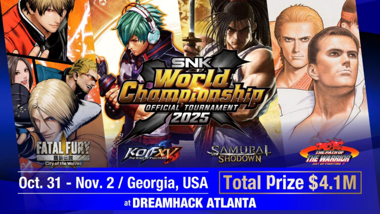 SNK World Championship 2025: torneio mundial de jogos de luta chega em novembro com premiação milionária!