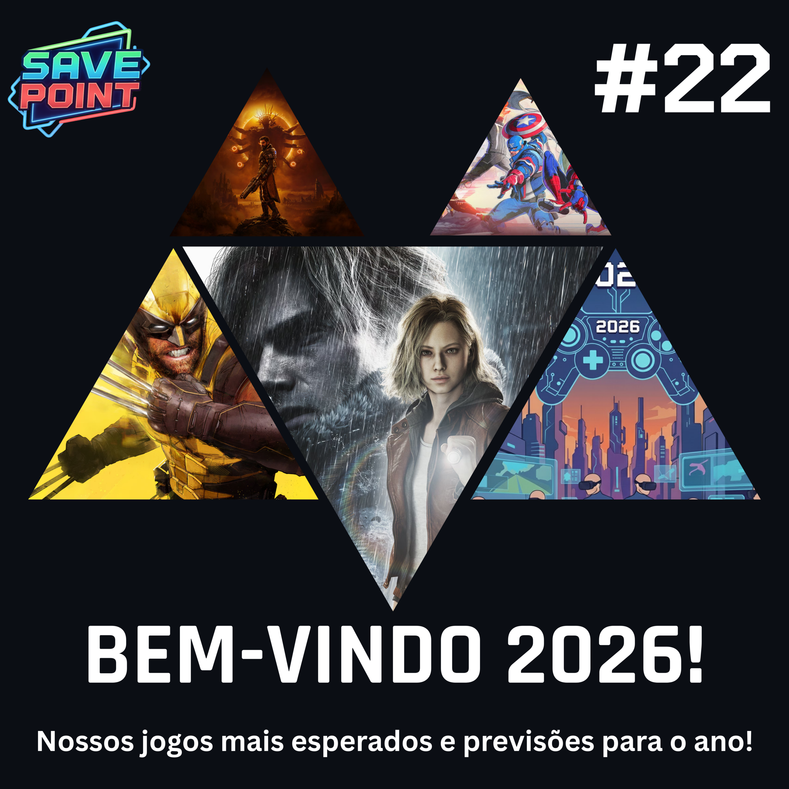 #22 | Ano novo, tudo novo: falamos sobre os jogos que mais queremos jogar e previsões para o ano