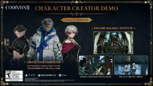 Code Vein II ganha demo de criação de personagens e novo trailer