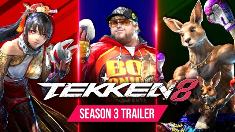 Tekken 8 confirma Kunimitsu, Bob e Roger Jr. na Temporada 3, que chega em março de 2026