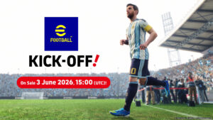 eFootball Kick-Off! chega ao Nintendo Switch 2 em junho de 2026