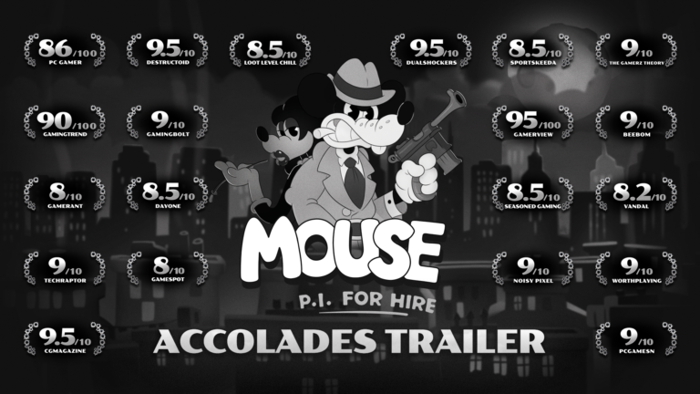 Mouse: P.I. for Hire conquista crítica e público e se destaca entre os jogos mais bem avaliados do ano