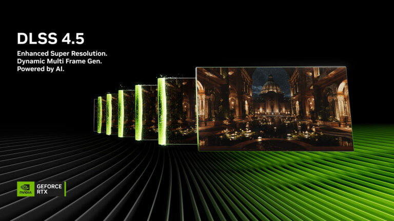 NVIDIA lança DLSS 4.5 com geração de quadros 6X e avanços em IA para jogos