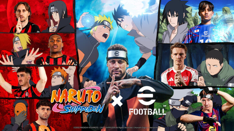 eFootball anuncia crossover com Naruto Shippuden e traz Neymar em colaboração inédita