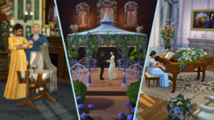 The Sims 4 recebe Kits inspirados em Bridgerton com moda luxuosa e bailes da alta sociedade