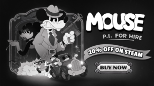 MOUSE: P.I. For Hire entra em promoção antecipada da Steam com 20% de desconto