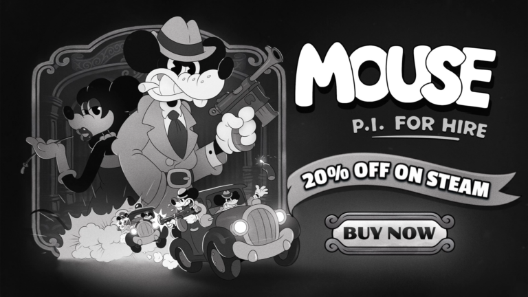 MOUSE: P.I. For Hire entra em promoção antecipada da Steam com 20% de desconto
