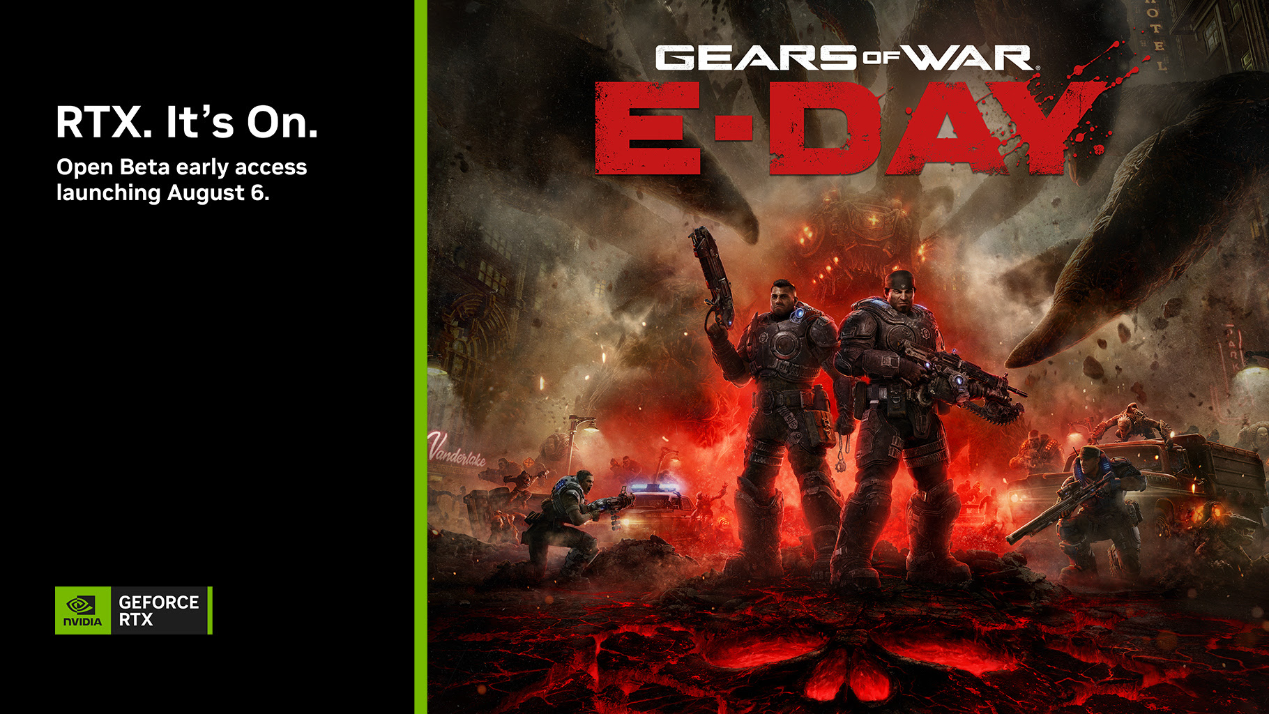 NVIDIA confirma Beta Aberto Multiplayer de Gears of War: E-Day a partir de 6 de agosto