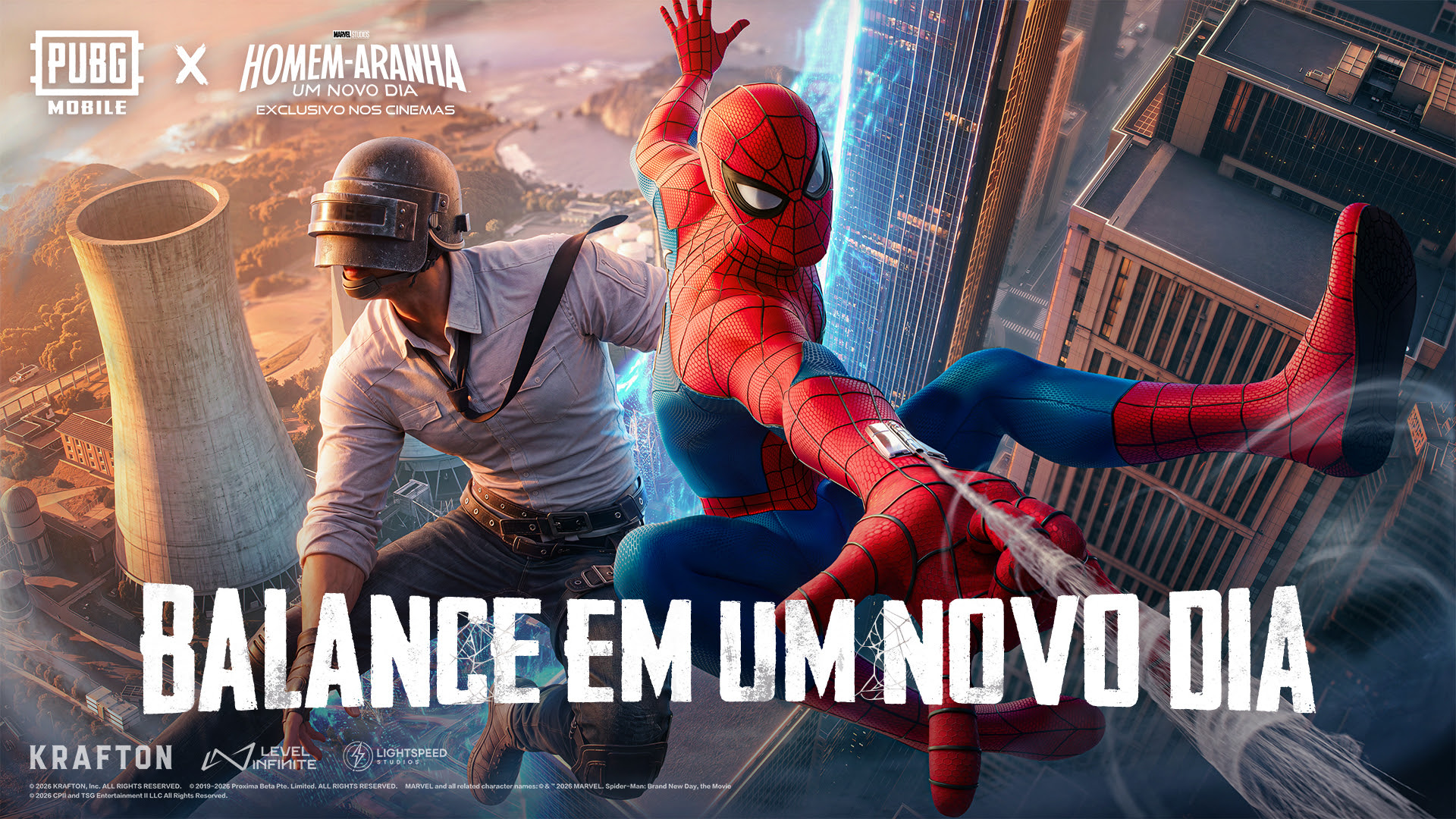 PUBG MOBILE recebe colaboração com Homem-Aranha: Um Novo Dia 