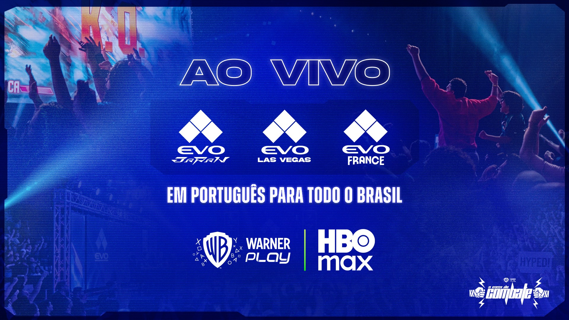 Evo França 2026 será transmitida ao vivo e em português pela HBO Max e Warner Play